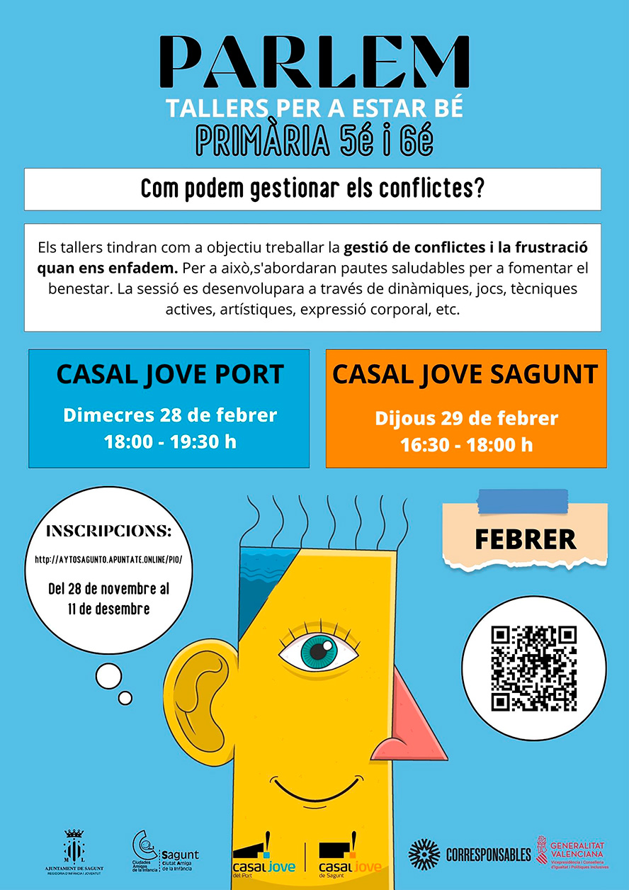 Vuelve el programa Parlem Primaria:  talleres para estar bien