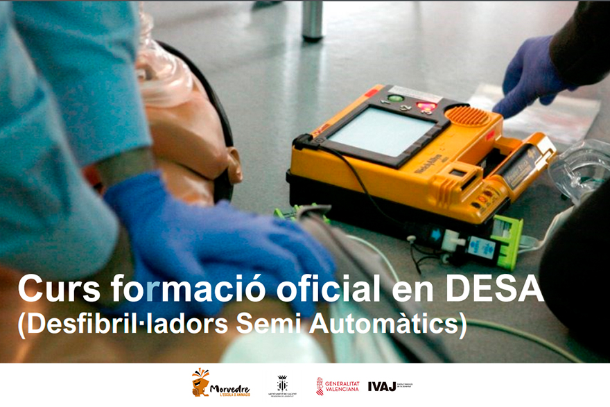 La regidoria de Joventut i Infància oferta un curs de formació oficial en desfibril·ladors semi automàtics