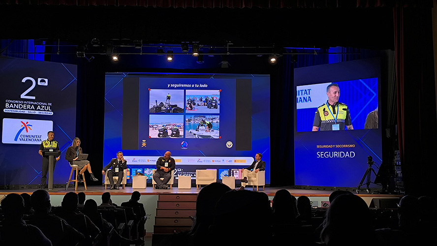 La sección de playas de la Policía Local de Sagunto ha participado en el 2º Congreso Internacional de Bandera Azul