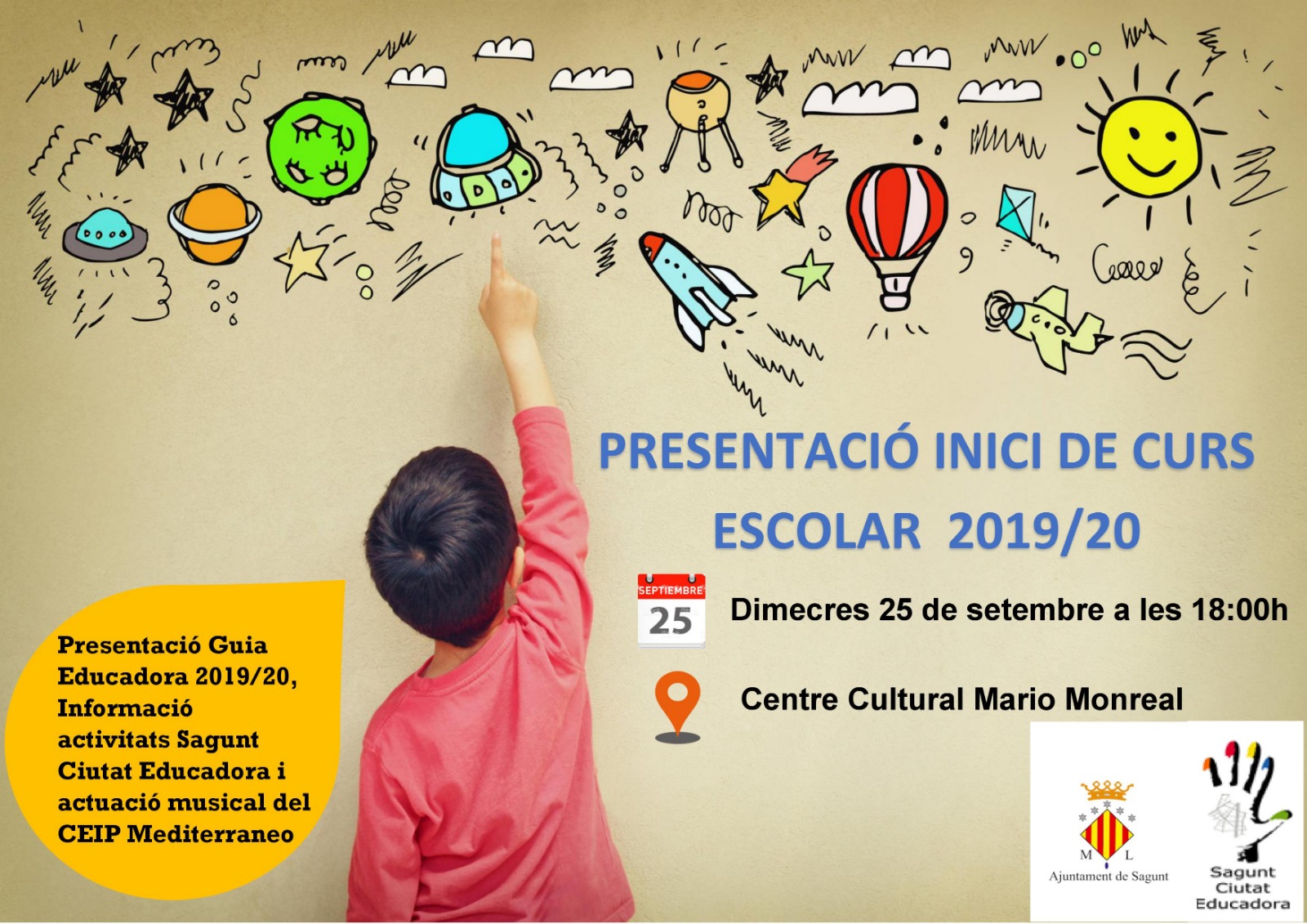 El Mario Monreal acoge el acto de presentación del curso escolar 2019-2020