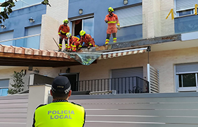 L'Equip de Govern reforça el servici de Policia Local pels forts vents