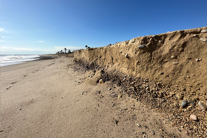 El departament de Platges traslladarà a la Comissió Especial de Platges la situació de les platges del nord després del temporal
