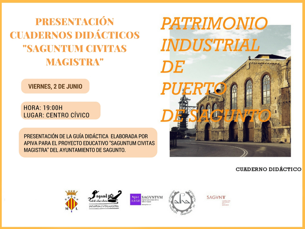 Educación presenta la segunda guía didáctica Patrimonio Industrial de Puerto de Sagunto
