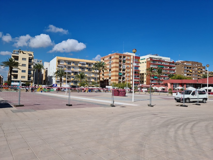 Les obres de la plaça de la Concòrdia ja estan en marxa