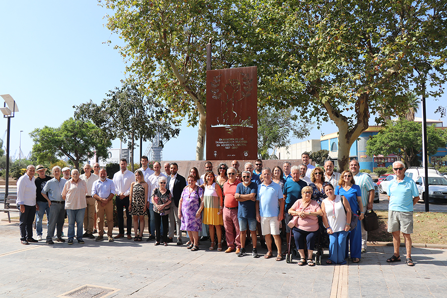 El Port de Sagunt homenatja els morts en AHV i posteriors empreses metal·lúrgiques