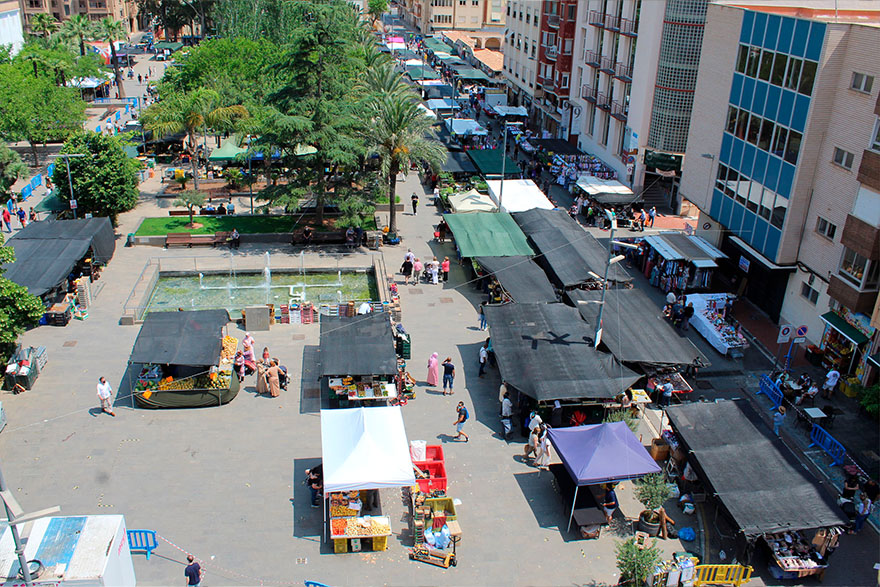El mercat dels dimecres de Sagunt obrirà de manera extraordinària el dia de la Immaculada