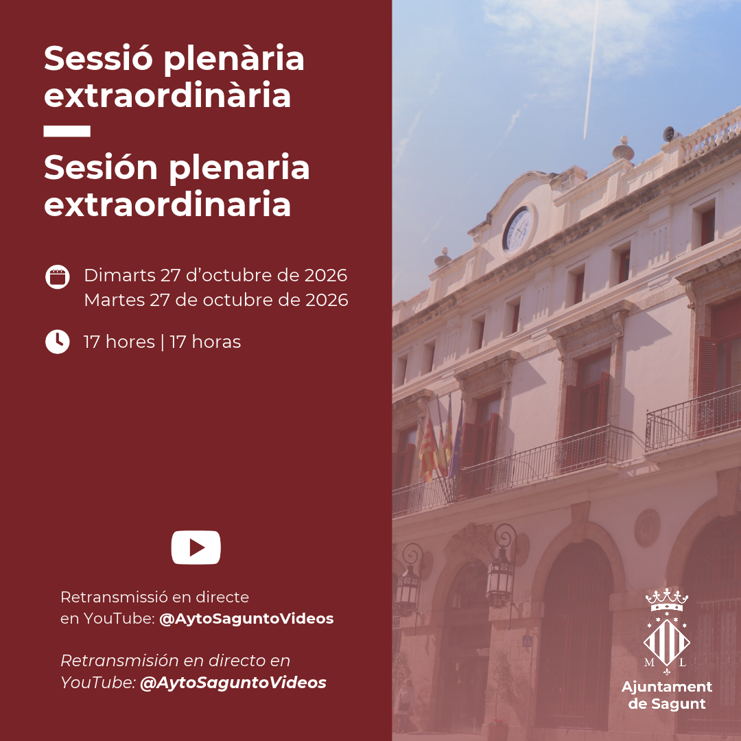 La Corporación Municipal se reúne el martes que viene para celebrar el Pleno extraordinario de debate de política general municipal
