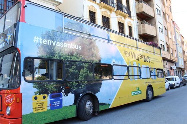 Ecoembes inicia hoy en Sagunto su programa piloto “Te'n vas en bus”