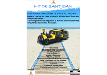 La delegación de Playas pondrá a disposición de los ciudadanos un trenet Sagunto – Puerto para la Noche de San Juan