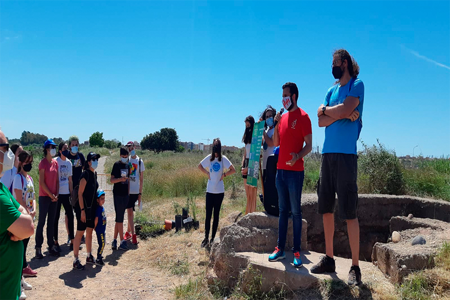 Balanç molt positiu de la jornada de neteja i reforestació en el llit del riu Palància