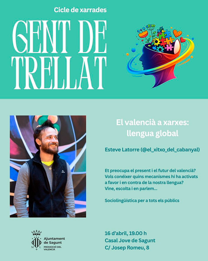 'Gent de trellat', nou cicle de xarrades amb tertúlia del Gabinet de Promoció del Valencià