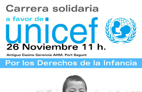La II Carrera Solidària a favor d'Unicef se celebrarà el pròxim 26 de novembre