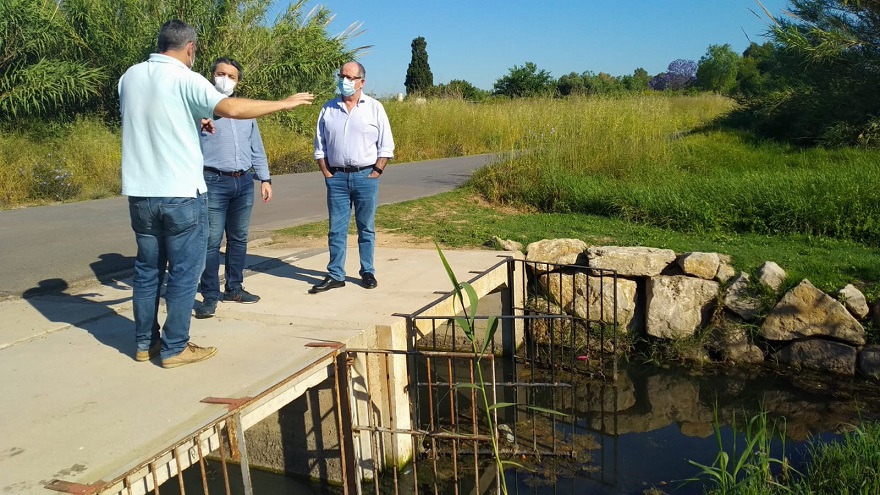 L'Ajuntament analitza les solucions a un problema d’estancament d'aigües pluvials i del nivell freàtic prop del delta del Palància