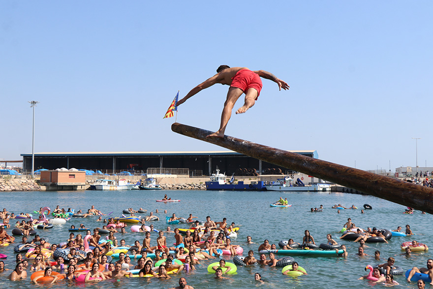 El Port de Sagunt encara l'últim dia de les seues festes patronals amb les tradicionals cucanyes