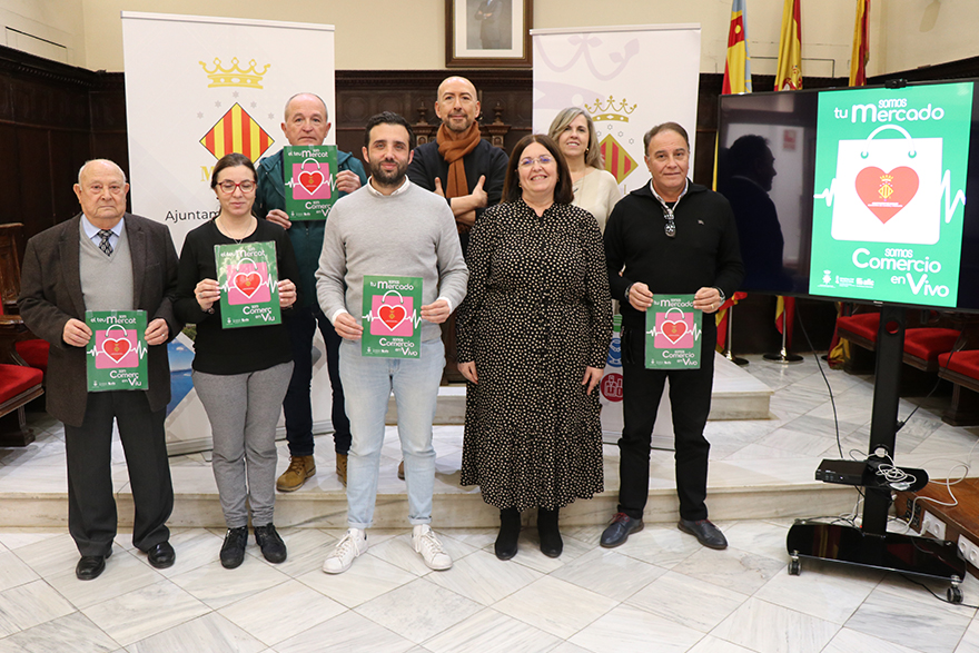 L'Ajuntament de Sagunt presenta la campanya ‘Som el teu mercat, som comerç en viu’