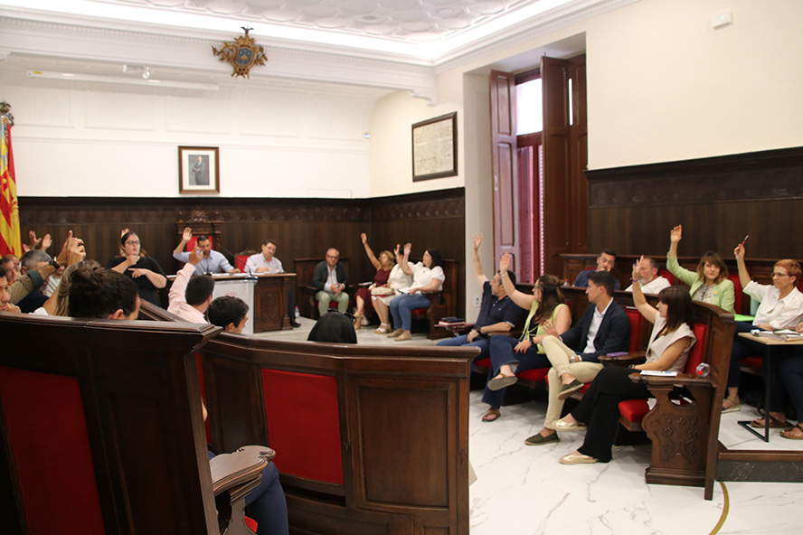 El Consistori de Sagunt “exigix la fi del genocidi a Gaza” i la ruptura de relacions del Govern d'Espanya amb l'Estat d'Israel