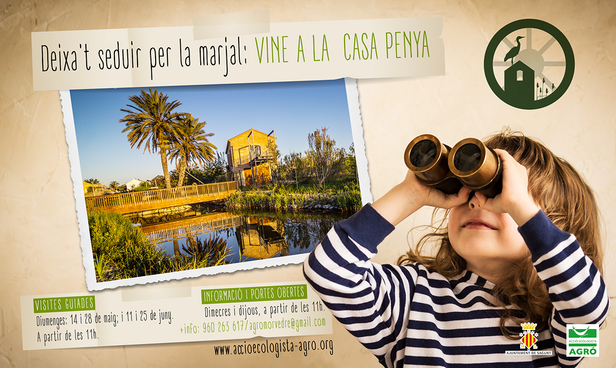 El Ayuntamiento de Sagunto y Acció Ecologista-Agró continúan con las visitas a la Casa de Penya