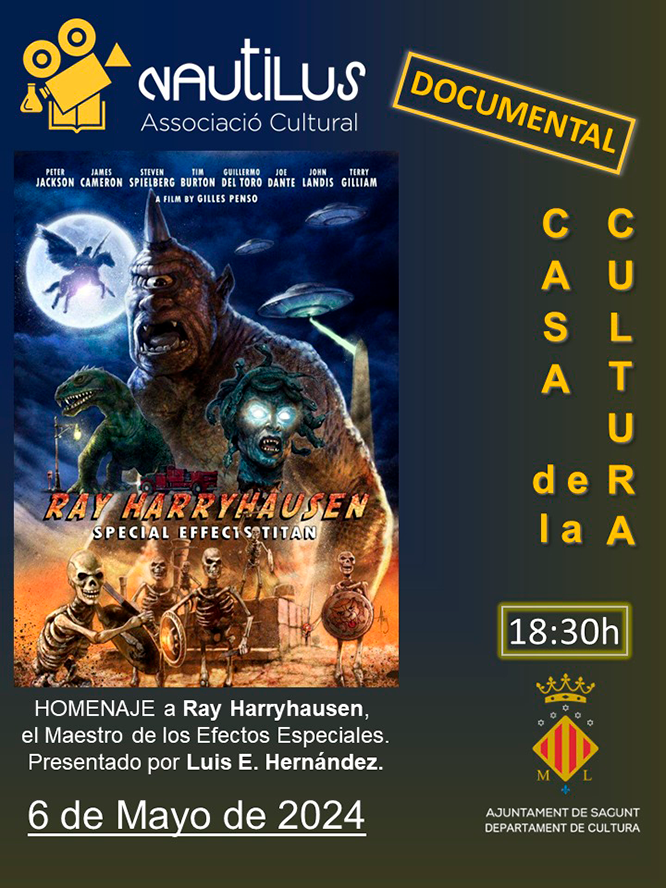 L'Associació Cultural Nautilus dedica un acte a Ray Harryhausen
