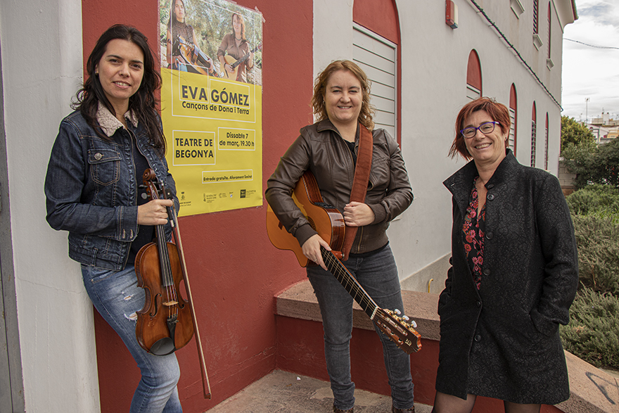 La cantautora Eva Gómez torna a Sagunt per interpretar les seues ‘Cançons de dona i terra’