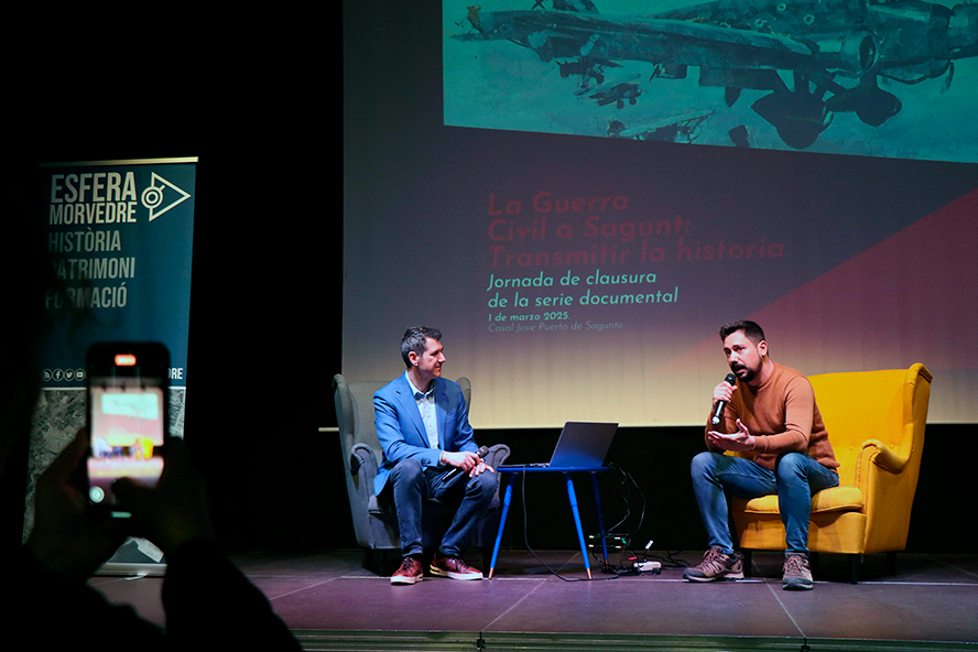 La sèrie documental 'La Guerra Civil a Sagunt' va tancar el dissabte la seua producció amb ponències i una exposició