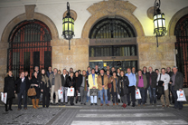 L'alcalde va realitzar una visita guiada als participants en les Jornades de Directores i Directors d'Instituts d'Ensenyament Secundari a Sagunt
