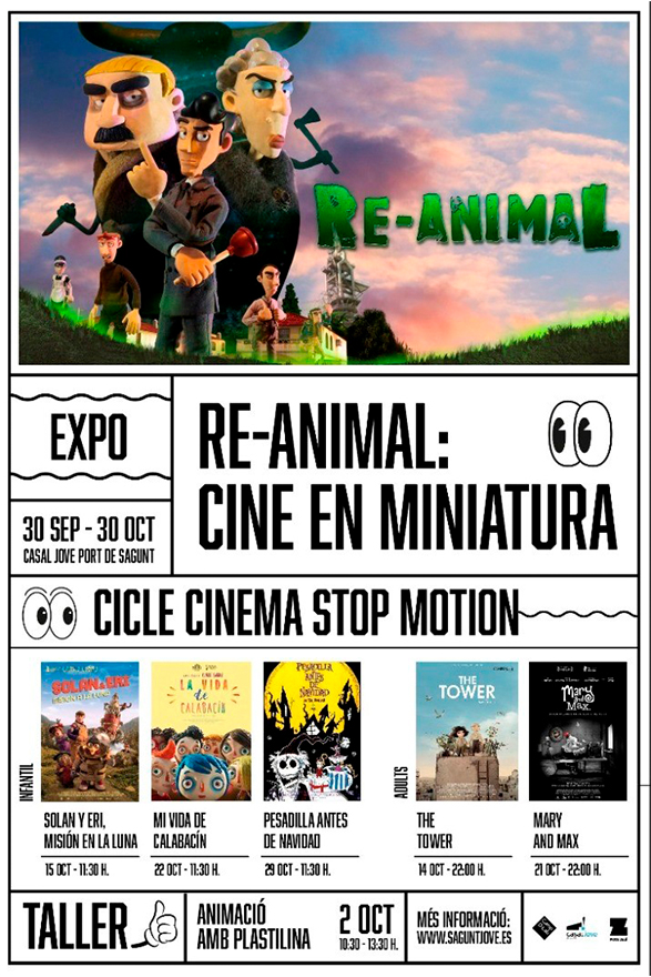 L’exposició Re-Animal: cine en miniatura sobre stop motion arriba al Casal Jove