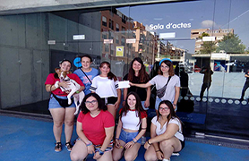 El grupo HRJove ha entregado parte de la recaudación del Jove Talent a la ONG SOS Animales Sagunto