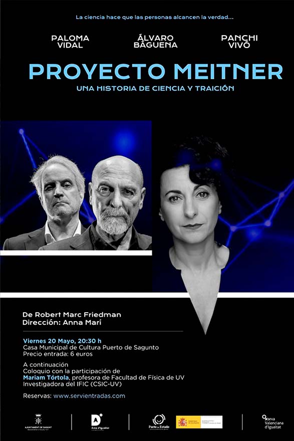 L'obra de teatre el 'Proyecto Meitner – Recordando a Lise Meitner', el divendres a la Casa de Cultura