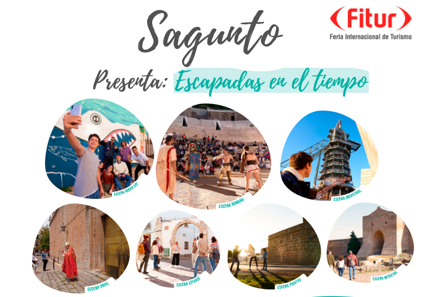 L'Ajuntament de Sagunt presenta en FITUR la nova campanya ‘Escapadas en el tiempo’ 