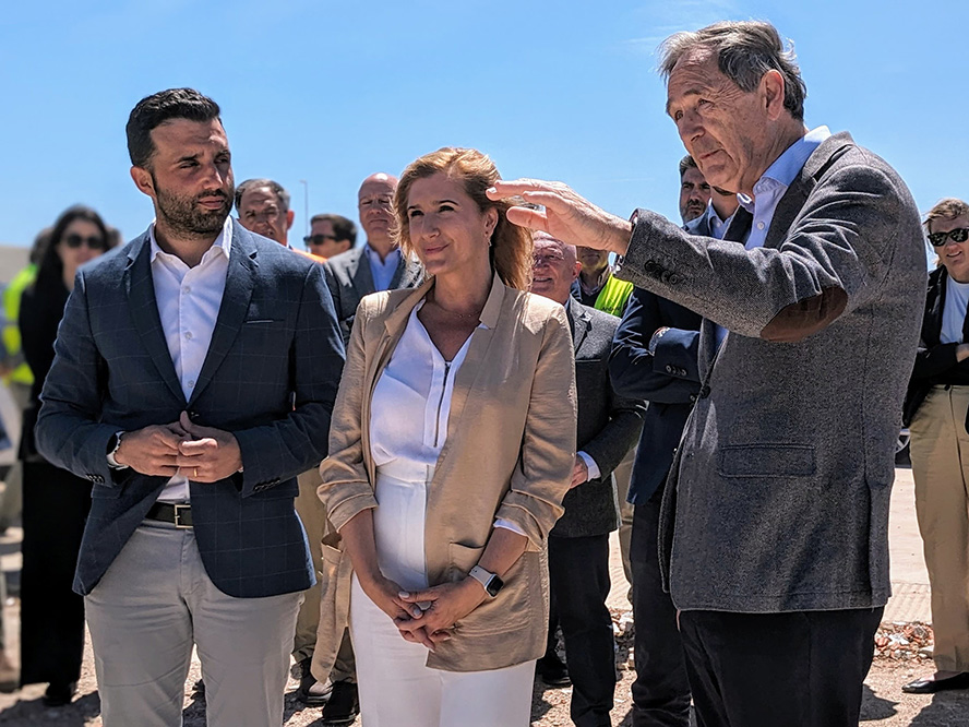 Les obres de la Plataforma Intermodal de Parc Sagunt II avancen «a bon ritme»