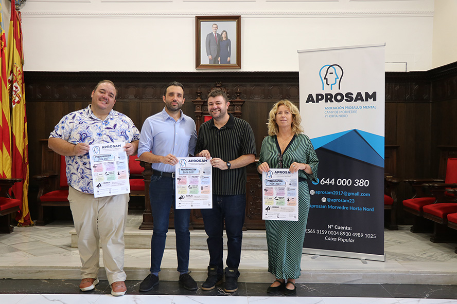 APROSAM presenta su programación de actividades para fomentar el bienestar y la salud mental durante el curso 2026-2027