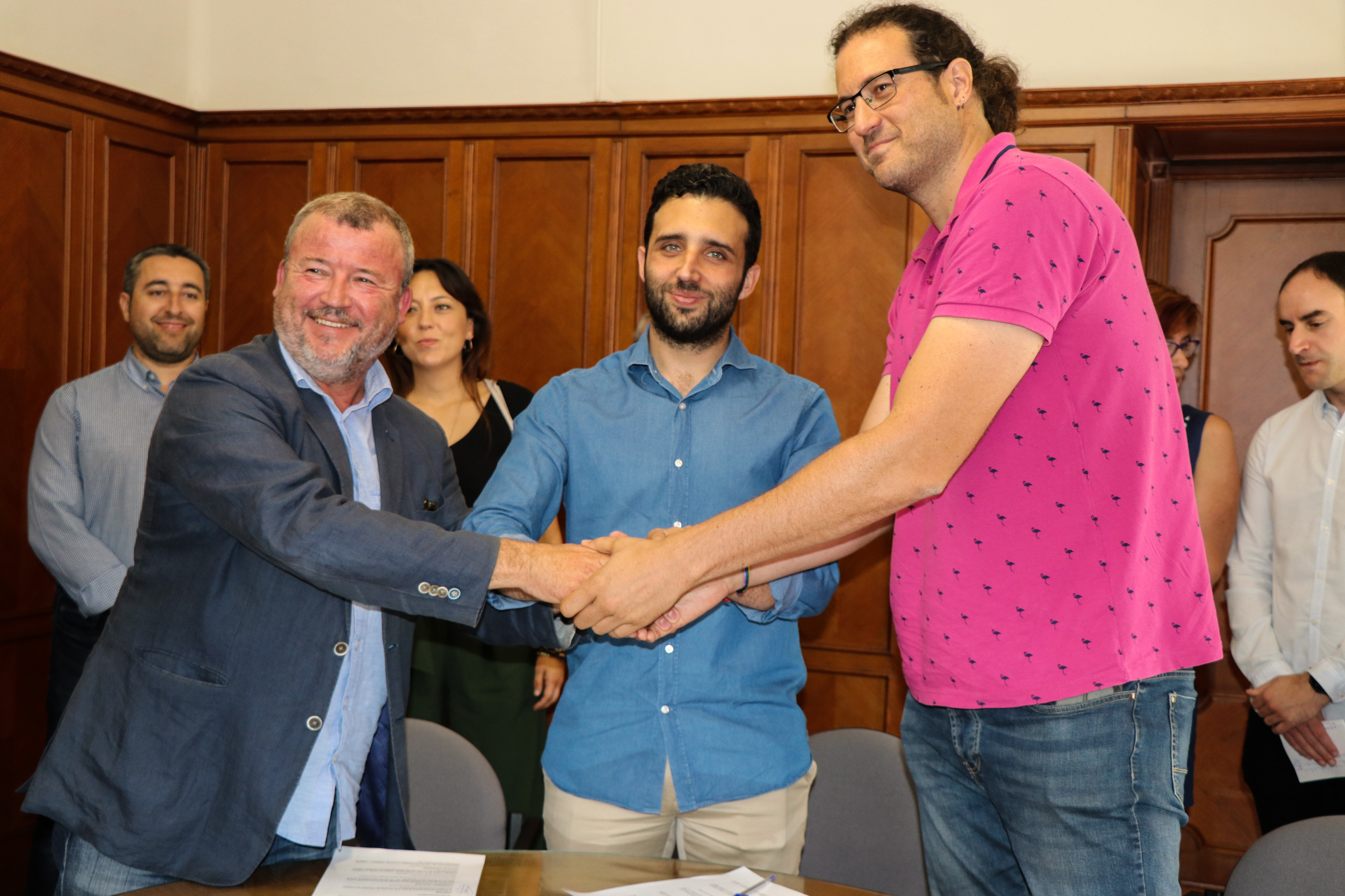 PSPV-PSOE, Compromís y EU firman el Pacte de la Gerència