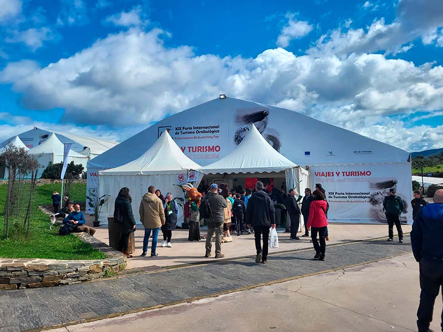 La delegació de Turisme de Sagunt ha estat present en la Fira Internacional de Turisme Ornitològic d'Extremadura