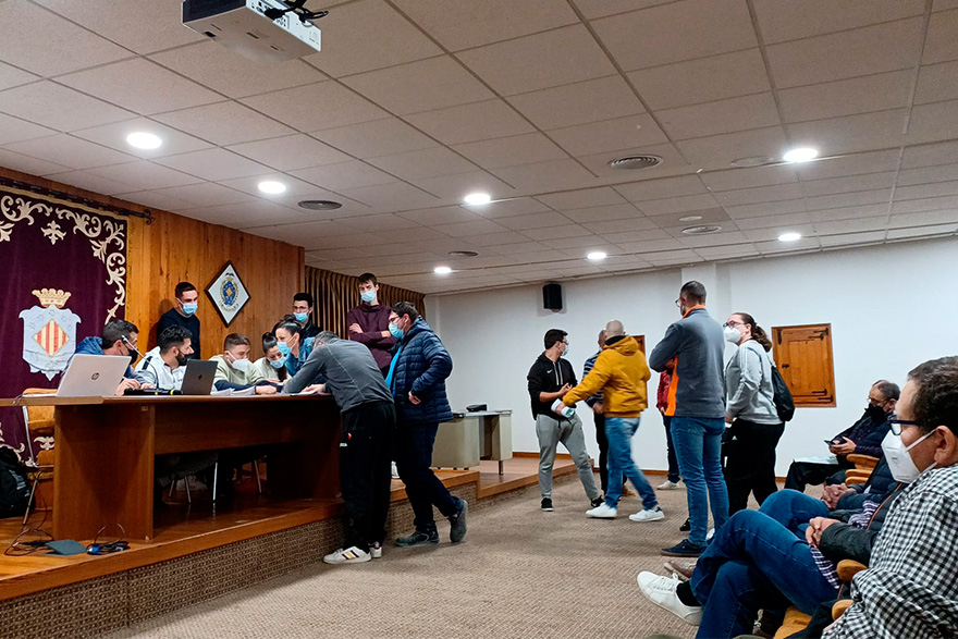 La delegació de Festes i la Federació de Penyes de Sagunt marquen les línies de treball per a 2022