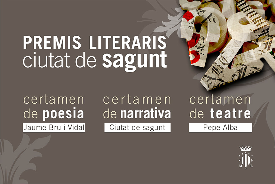 Se abre el plazo de recepción de obras literarias para los XXIX premios Ciutat de Sagunt dotados con 18.000 euros