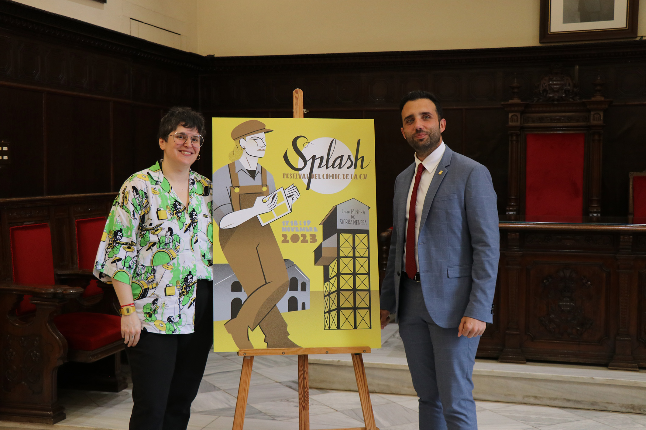 Carla Berrocal presenta el cartell de la desena edició del Splash