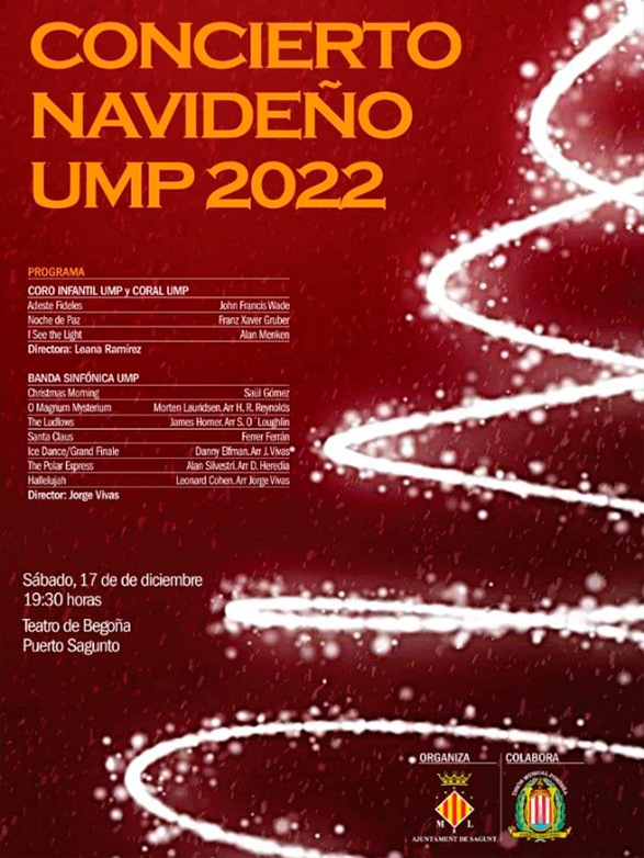 El Teatre de Begonya acull este dissabte el tradicional concert de Nadal de la Unión Musical Porteña