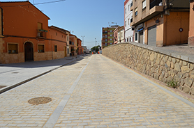Mañana se abre al público el último tramo de la calle Valencia tras las obras de repavimentación