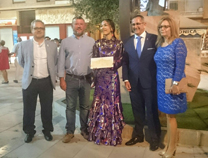 El alcalde y el concejal de Cultura visitan La Unión durante el Cante de las Minas para reforzar la relación entre los municipios