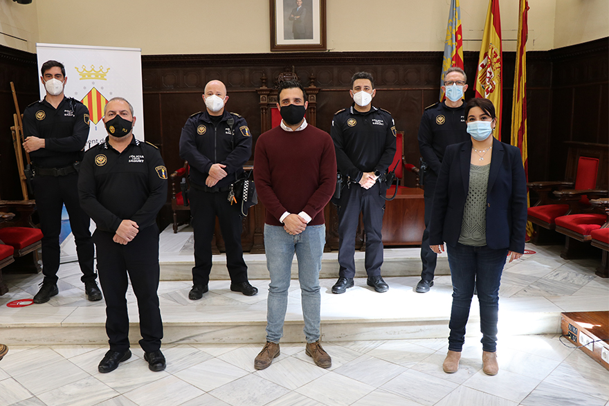 L'Ajuntament de Sagunt presenta el programa Agent Tutor de la Policia Local