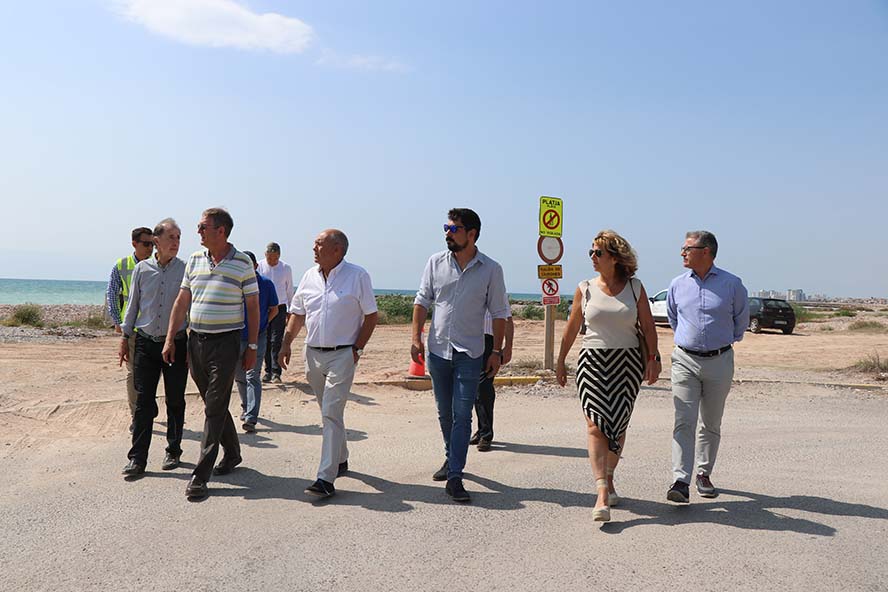 S'acaben els treballs d'aportació d'àrids al litoral de la marjal dels Moros