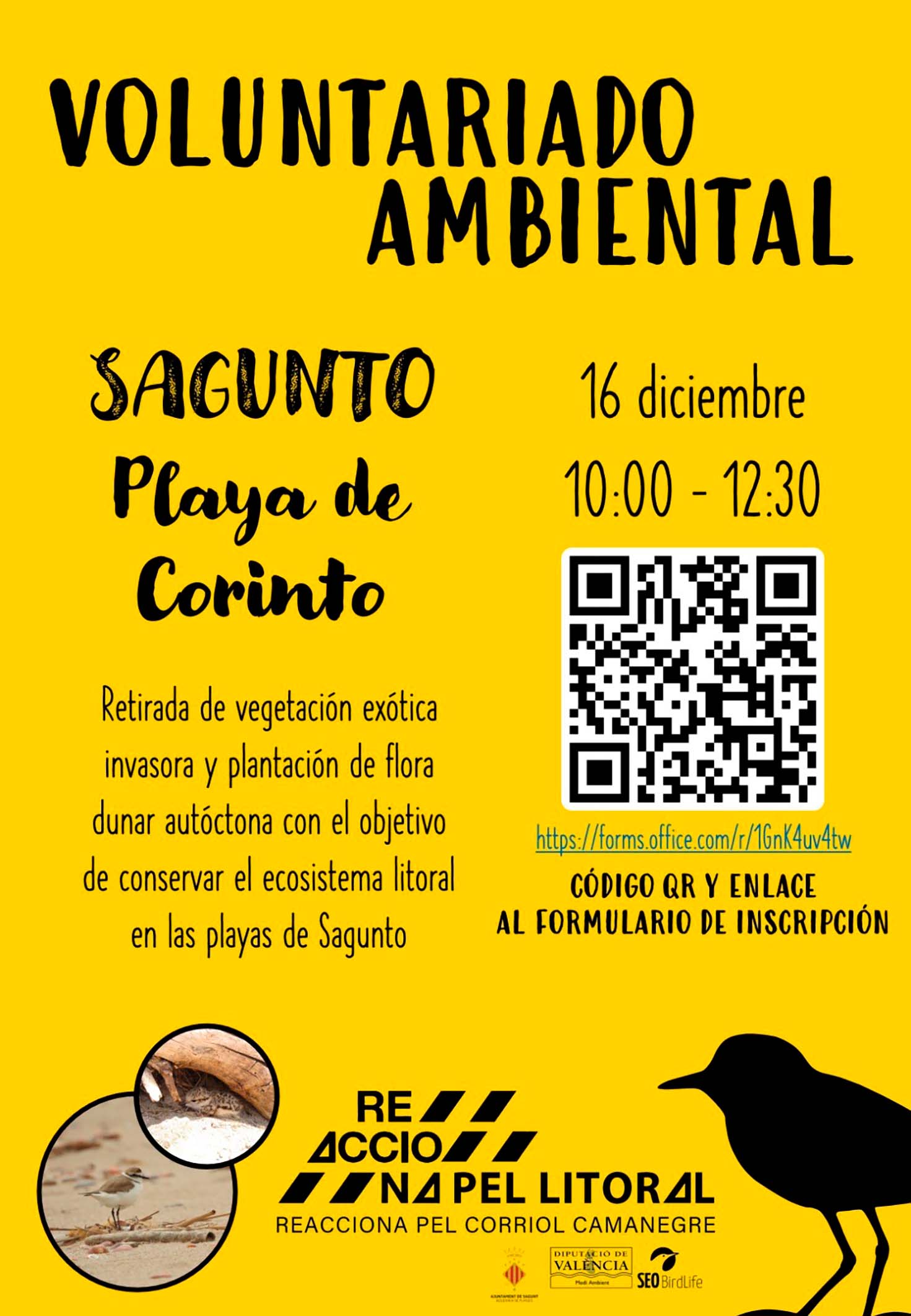 La platja de Corinto acull este dissabte una jornada de voluntariat ambiental
