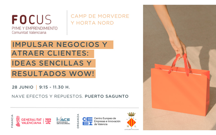 El negoci local aprendrà a Sagunt a diferenciar-se i a captar l'atenció del client en el Focus Pime i Emprenedoria