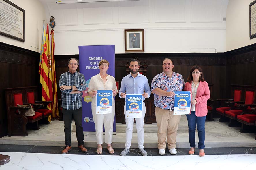 El departament d'Educació de l'Ajuntament de Sagunt presenta la I Trobada Educativa Ciutat de Sagunt