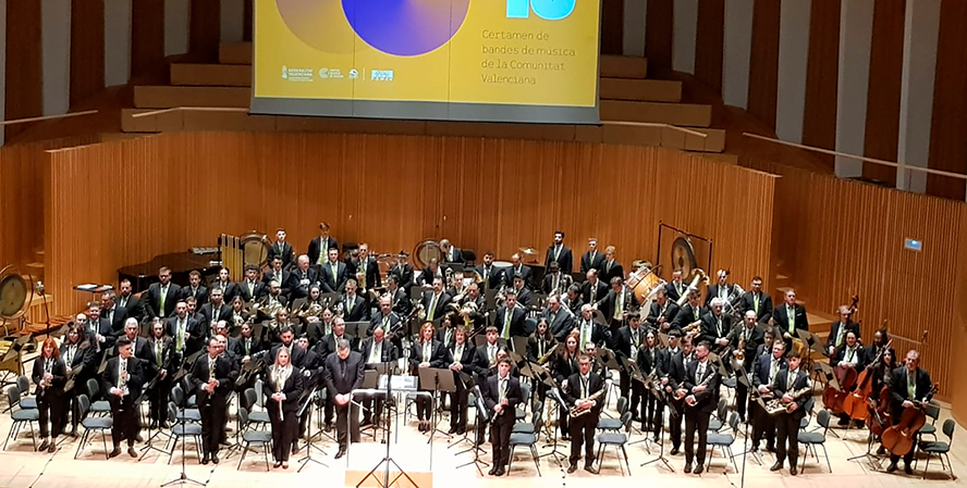 La regidora de Cultura felicita la Lira Saguntina pel seu paper en el 43 Certamen de bandes simfòniques de la Comunitat Valenciana