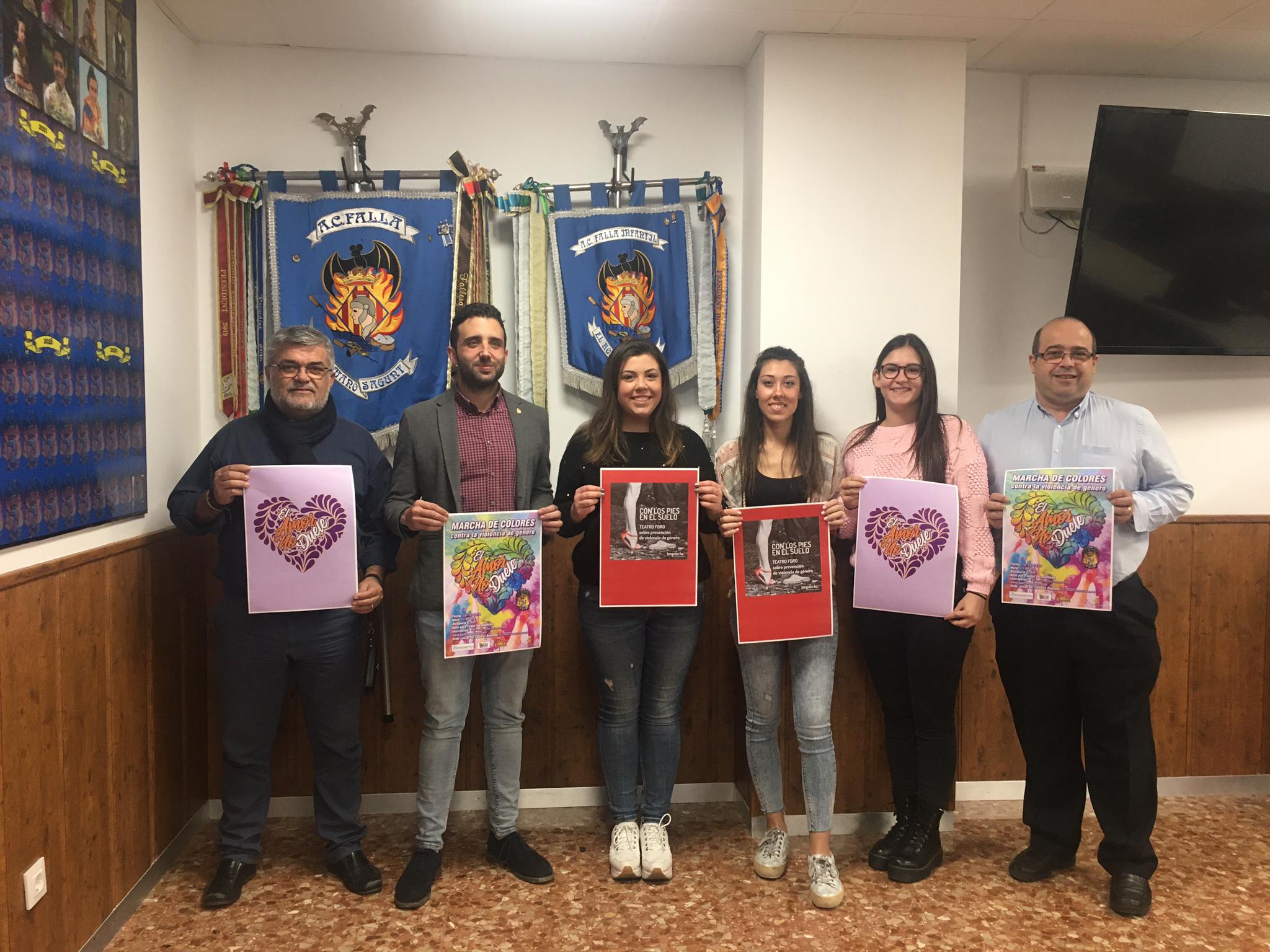 L'alcalde de Sagunt assistix a la presentació del Programa d'Igualtat de la Falla El Romano