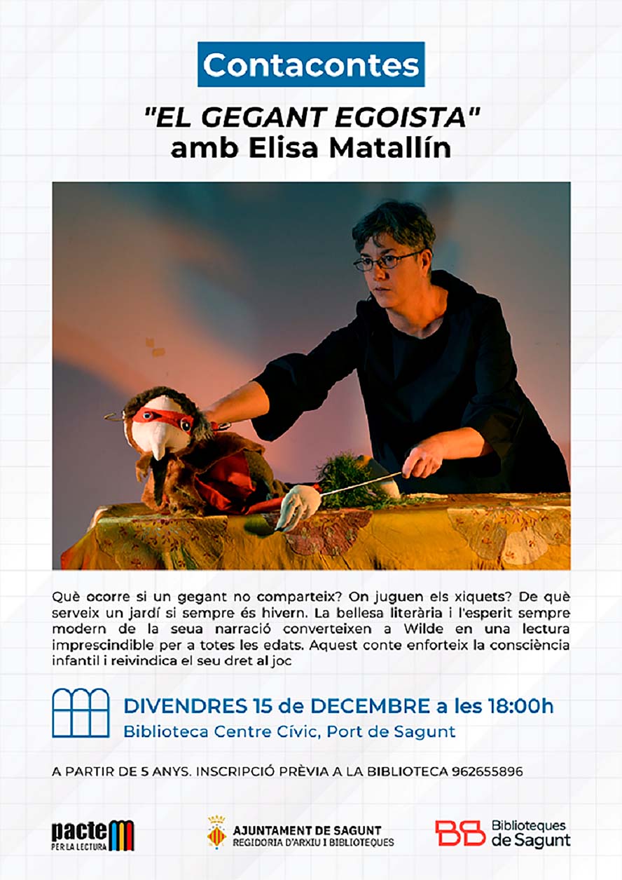 'El gegant egoista', un contacontes que enfortix la consciència infantil i reivindica el dret al joc