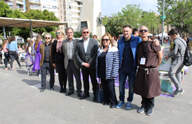 Los Ludi Saguntini reciben la visita de representantes de la Conselleria de Educación