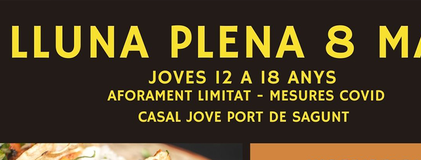 El programa d'oci educatiu Lluna Plena torna a donar-se cita este dissabte en el Casal Jove de 17.30 a 20.30