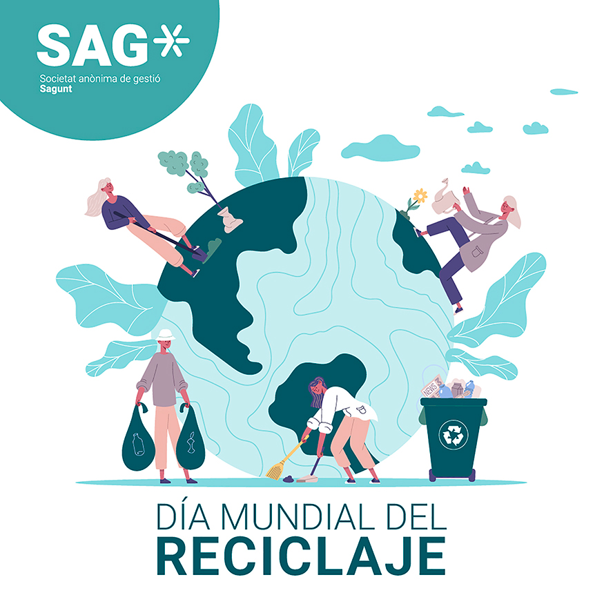 El reciclatge i l'educació ambiental són els protagonistes en el Dia Internacional del Reciclatge a Sagunt